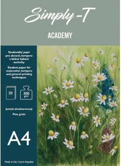 Akvarelový skicák Simply-T - jemně strukturovaný, A4