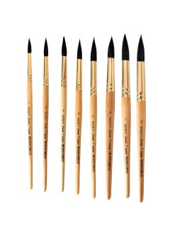 Akvarelový štětec Simply-T Academy, kulatý, veverka