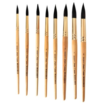 Akvarelový štětec Simply-T Academy, kulatý, veverka