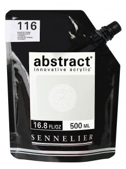 Sennelier Abstrakt Akrylová barva 500 ml, 116 - Titanium white