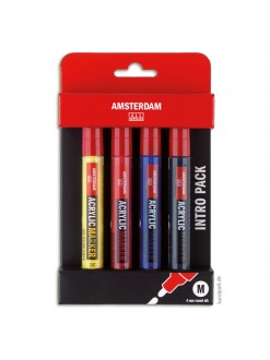 AMSTERDAM marker basic set 4 x 4mm