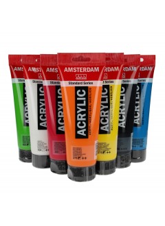 ROYAL TALENS Akrylová barva AMSTERDAM 250 ml, 105 - titanium white