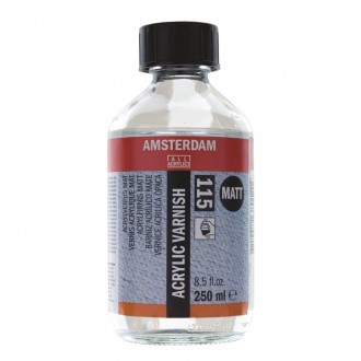 AMSTERDAM Akrylová barva varnish - lak matný 250 ml