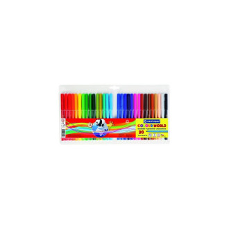 Sada školních fixů Centropen Colour World, 30 kusů, vypratelné
