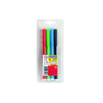 Sada školních fixů Centropen Colour World, 4 barvy, vypratelné