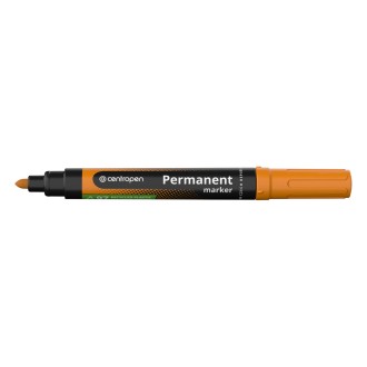 Permanentní popisovač Centropen 2,5 mm, oranžová