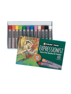 Sada olejových pastelů Sakura Expressionist, 12 ks