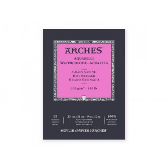Arches skicák na akvarel - za tepla lisovaný, jemná zrnitost, A3 - 29,7x42 cm