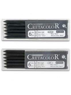 Cretacolor tuha charcoal soft 6 ks