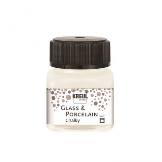 Barva na sklo a porcelán KREUL chalky (křídová), příjemná červená