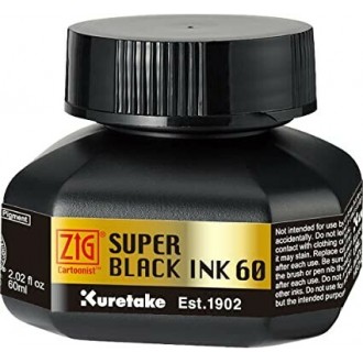 ZIG Kuretake Super Black Ink 60 (60 ml)