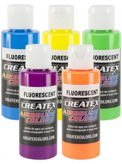 Createx airbrushové barvy fluorescentní 60 ml