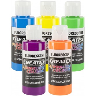 Createx airbrushové barvy fluorescentní 60 ml, 410-Fluorescent sunburst