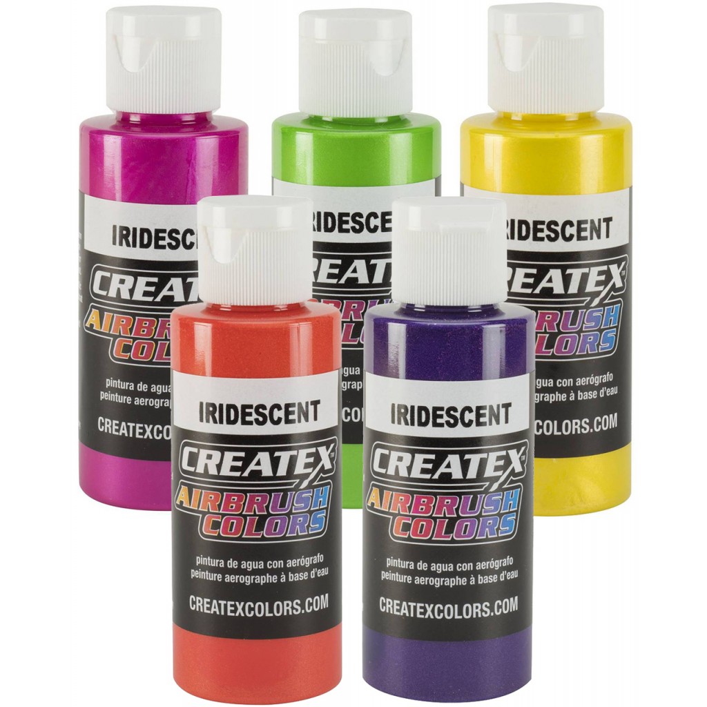 Createx Colore Iridescente 60ml - Per Aerografo, Atossico, Base D'Acqua - Cambia Colore Con La Luce
