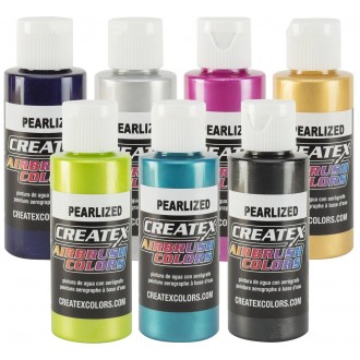 Createx airbrushové barvy perleťové 60 ml, 317-Pearlized lime ice