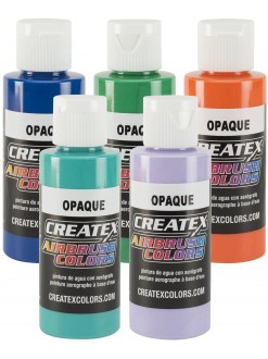 Createx airbrushové barvy krycí 60 ml opaque - neprůhledné