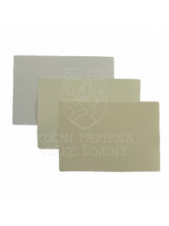 Ruční dopisnicová karta 10 x 15 cm, jednobarevná, 200 g/m2