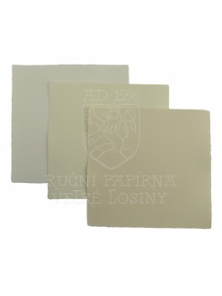 Ruční dopisnicová karta 13 x 13 cm, jednobarevná, 200 g/m2
