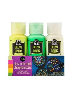 Akrylová barva FolkArt - luminiscentní (svítí ve tmě), 57 ml