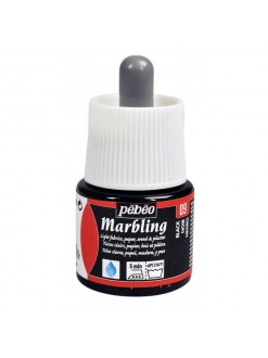 Mramorovací barvy Pébéo Marbling 45 ml, 09 Black