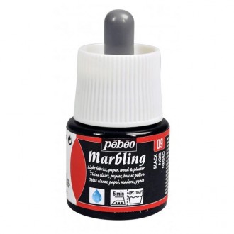 Mramorovací barvy Pébéo Marbling 45 ml, 01 Lemon yellow