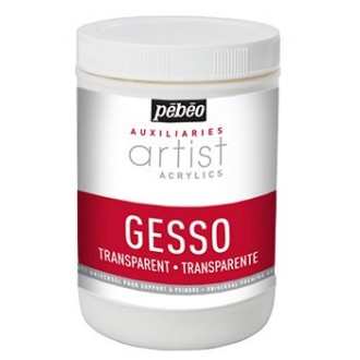 Pebeo Gesso transparent - šeps pro akrylové barvy