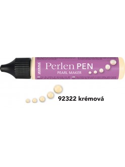 Perlový popisovač na textil Javana Perlen pen, hnědá