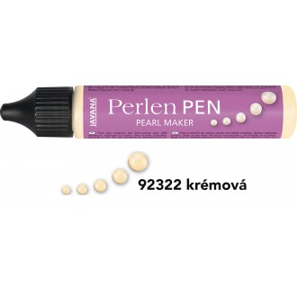 Perlový popisovač na textil Javana Perlen pen, hnědá