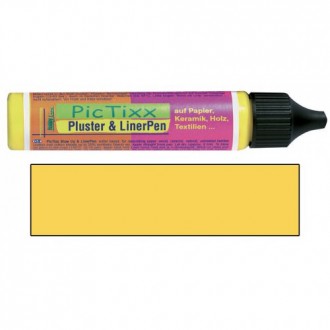 Plustrovací pero PicTixx Pluster + Liner Pen 29 ml, oranžová