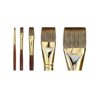 Štětec  t_brush plochý, krátká násadka, 4