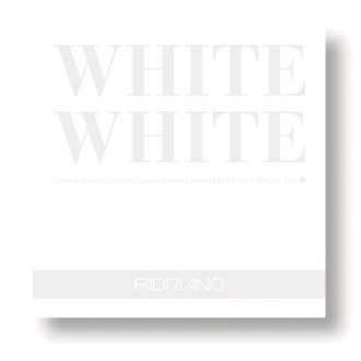 FABRIANO WHITE WHITE, 20 x 20 cm
