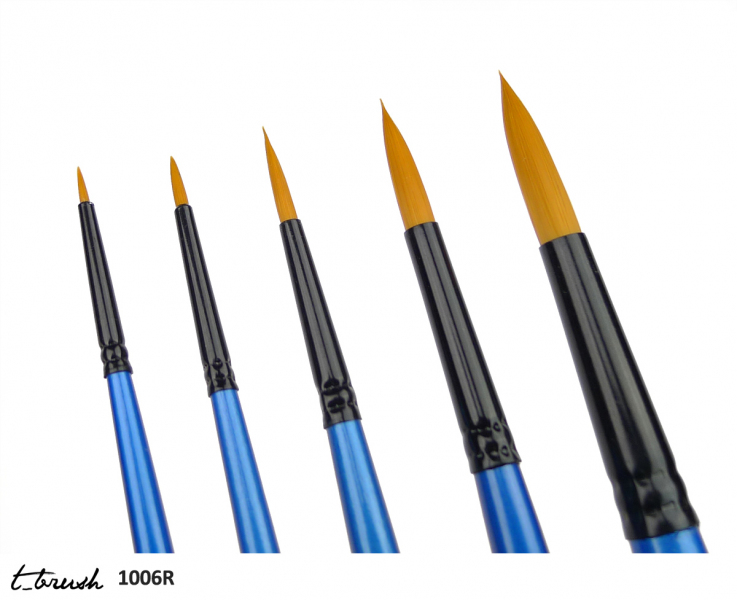 Štětec T_Brush syntetický kulatý krátká rukojeť, 12