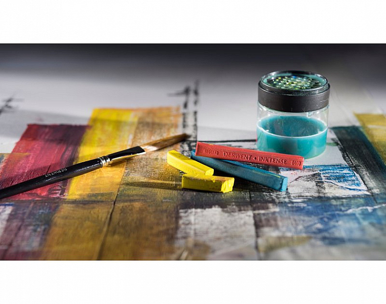 Sada akvarelových pastelů Inktense Blocks, 12 ks
