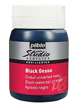 Studio Gesso univerzální akrylový šeps černý