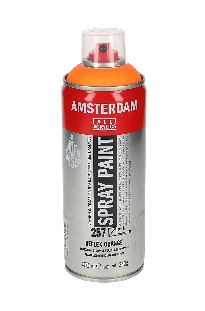 Akrylový sprej AMSTERDAM Standard 400 ml, 256 - Reflex yellow
