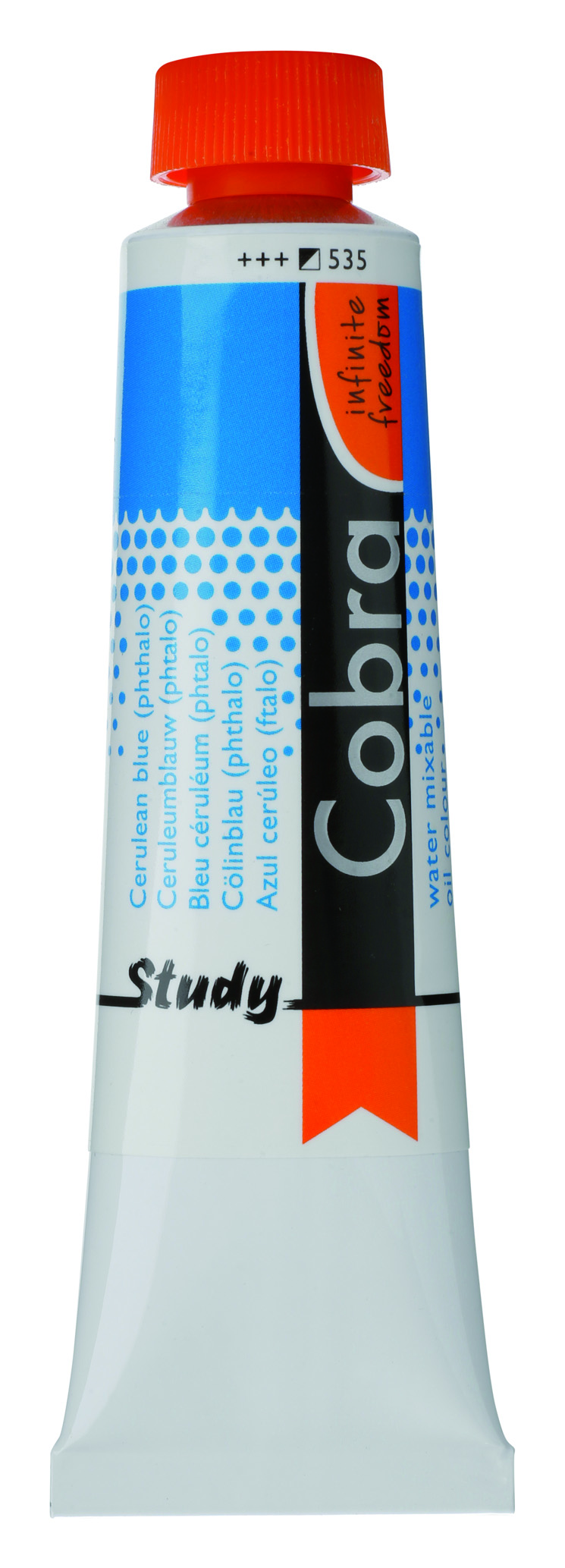 COBRA H2Oil STUDENT 40 ml, 535 - cerulean blue pht.