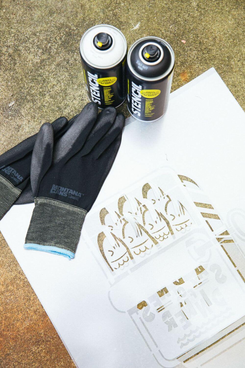 Akrylový sprej Montana 400 ml Stencil - barva na šablony