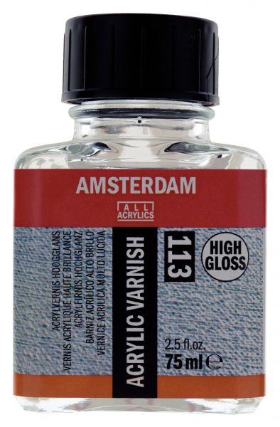 Amsterdam acrylic varnish závěrečný lak 75 ml - různé druhy, bezbarvý polomatný, saténový