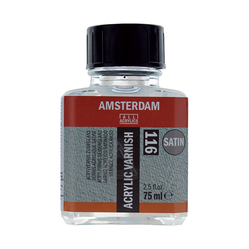 Amsterdam acrylic varnish závěrečný lak 75 ml - různé druhy, bezbarvý polomatný, saténový