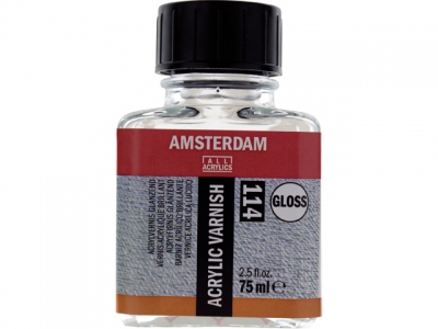Amsterdam acrylic varnish závěrečný lak 75 ml - různé druhy, bezbarvý polomatný, saténový