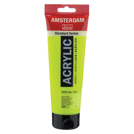 Amsterdam akrylová barva Standard Series reflexní odstíny -, 256 - Reflex yellow