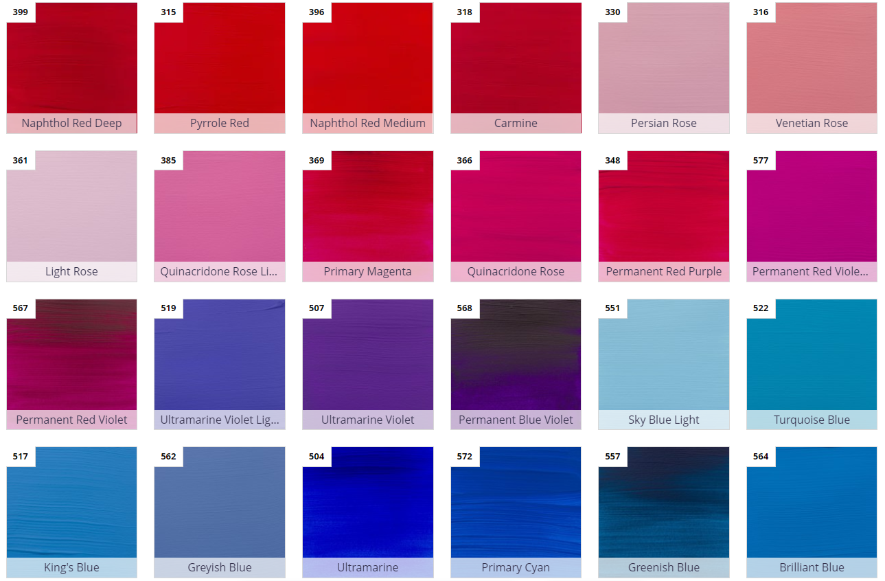 Amsterdam Standard Series - Akrylová barva 20 ml, 519 - ultramarine violet light