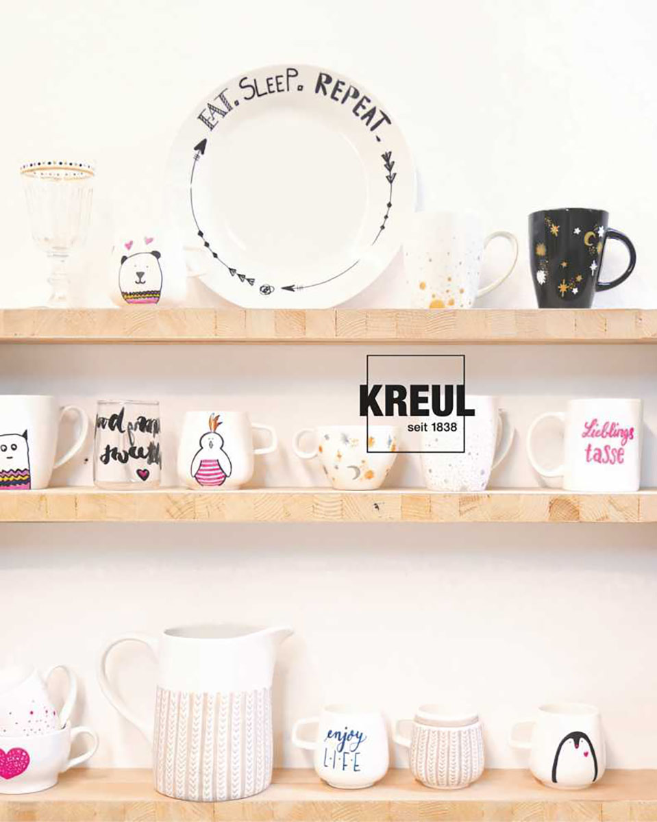 Fix na sklo a porcelán KREUL METALLIC