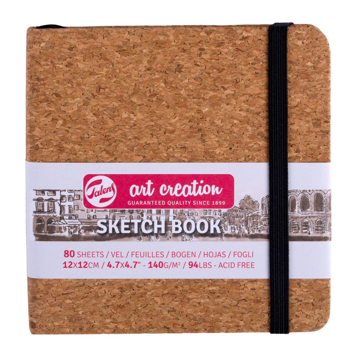 Art Creation skicák korek / Cork, 80 listů, 140g, 12x12cm