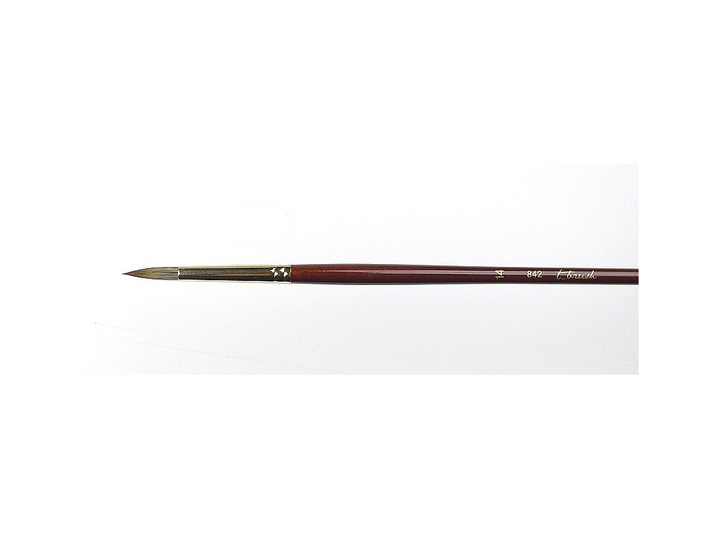 Štětec t_brush kulatý, imitace Mangusta, dlouhá násadka, 26